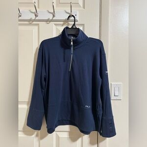 Ralph Lauren Men's RLX Golf Navy Blue Long Sleeve Pullover Size Small